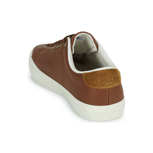 Polo Ralph Lauren - LONGWOOD-SNEAKERS-LOW TOP LACE Cognac