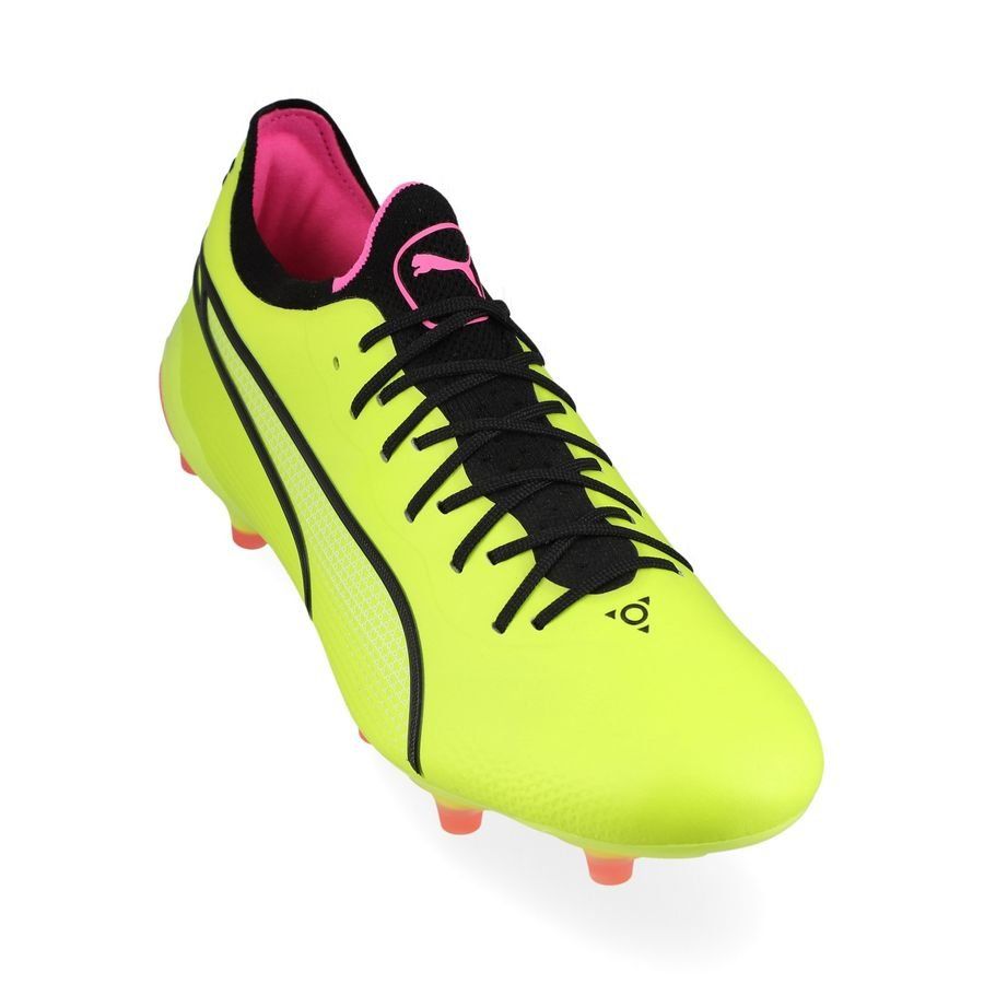 PUMA King Ultimate FG/AG Phenomenal - Electric Lime/Noir/Poison Pink