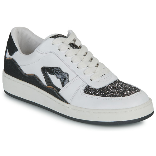 Bons baisers de Paname - LOULOU BLANC NOIR GLITTER - Blanc