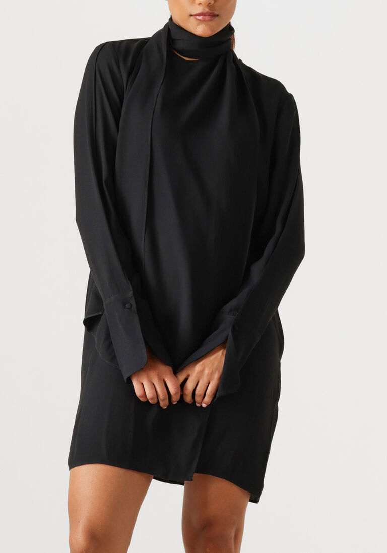 zwarte vanessa bruno mini jurk ferielle dress