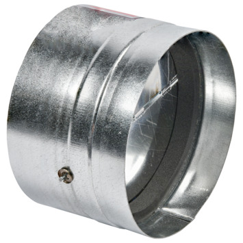 Spiraalbuis Verbinder met Terugslagklep Ø 125 mm