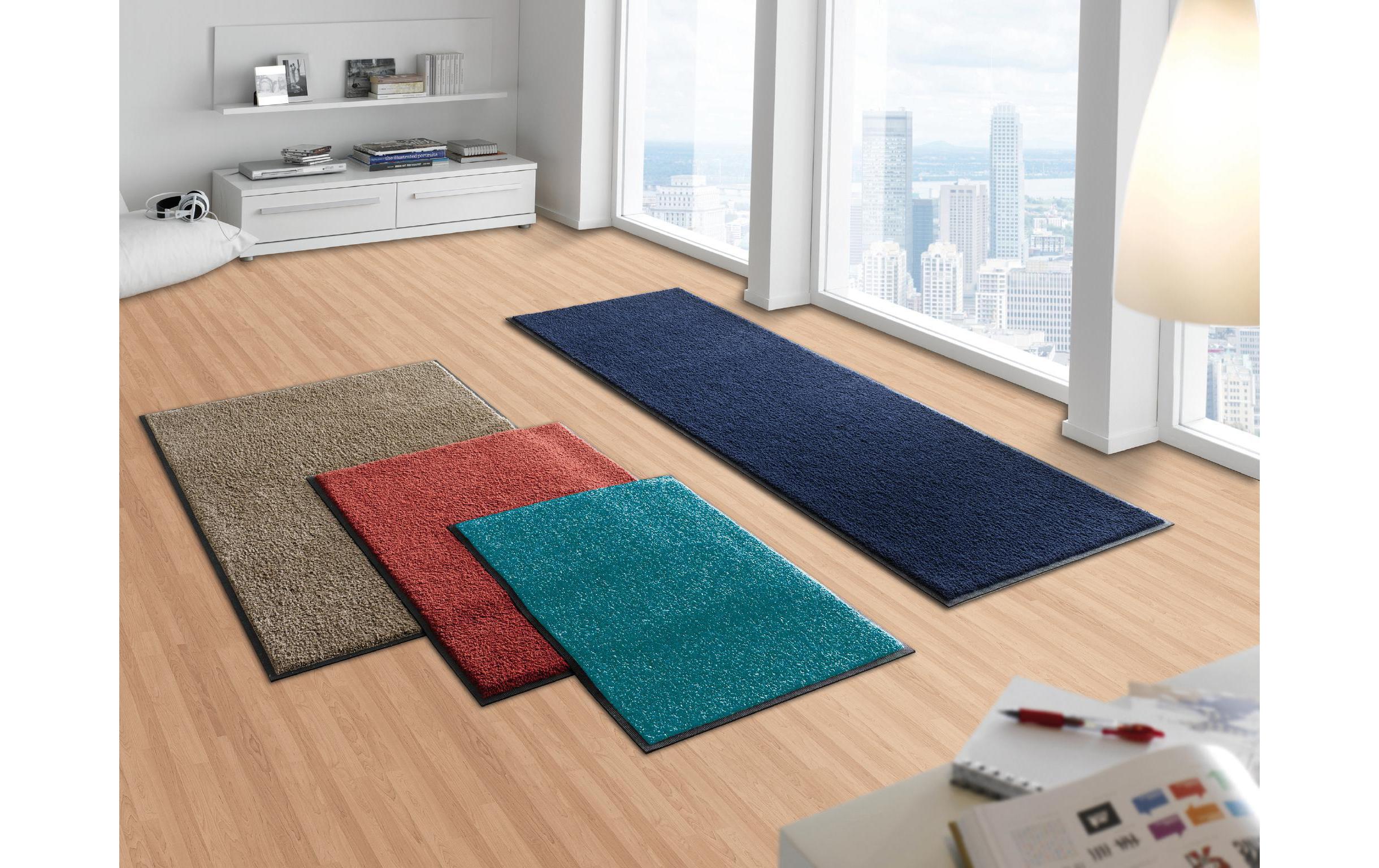 Fussmatte Marronibraun, 75 cm x 120 cmPflegeleichte und rutschfeste Schmutzfangmatte