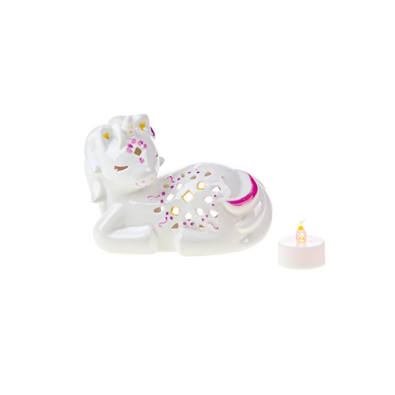 Photophore Licorne à décorer