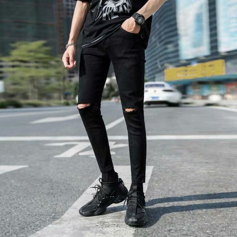 GRAYCIOUS - Versleten skinny jeans