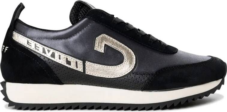 Cruyff Zwarte Suède Lage Sneakers Do ica Walk Multicolor