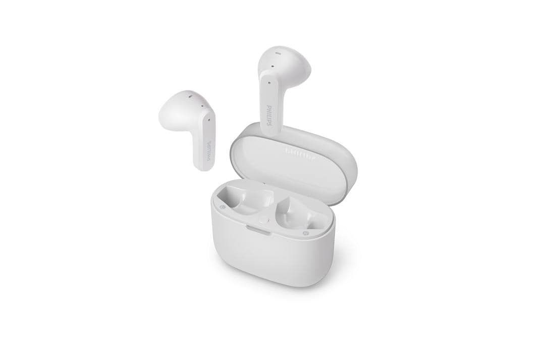 True Wireless In-Ear-Kopfhörer TAT2139WT/00 WeissDrahtlose In-Ear-Bluetooth-Kopfhörer mit langer Akkulaufzeit und dynamischem Klang