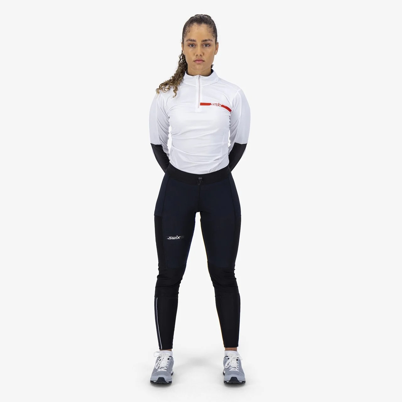 Carbon Mesh Tights Dame BLACK