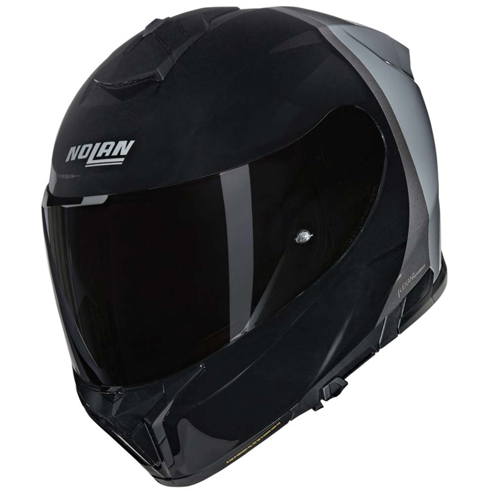 Nolan - Casque N80-8 Verniciatura Speciale N-Com Noir / Gris / Brillant