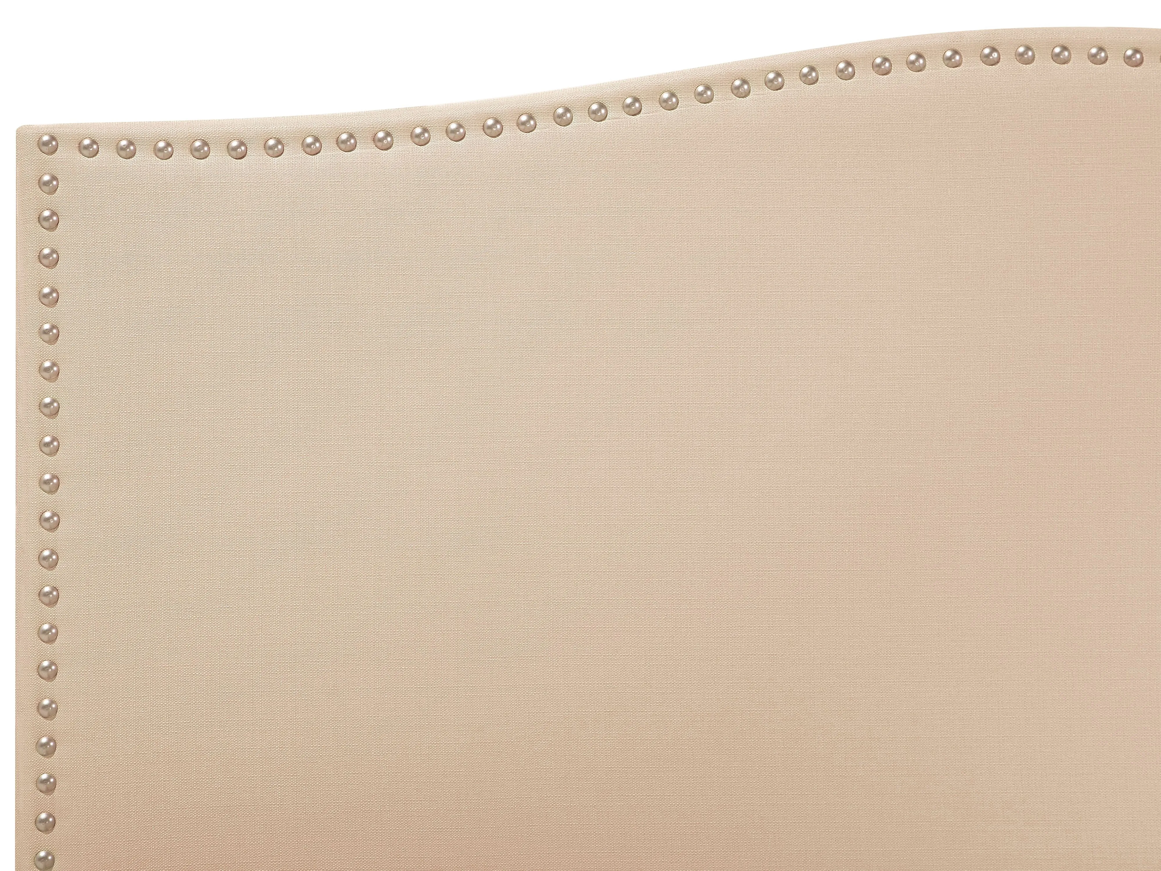 Bed Stof MONTPELLIER 180 x 200 cm Beige