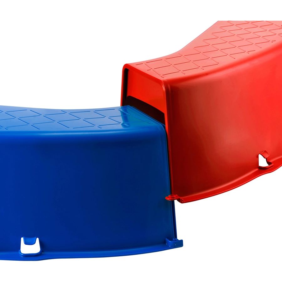 Twipsolino Sandkasten mit Abdeckplane outdoor rot  blau