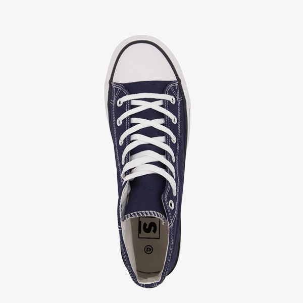 Canvas heren gympen blauw