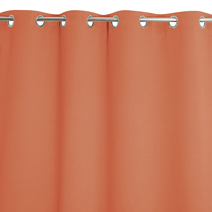 Rideau occultant Notte terracotta L.240 x l.135 cm