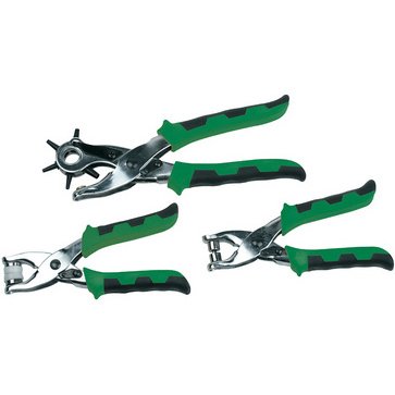 BRÜDER MANNESMANN Kit de pince à oeillet et perçage rotatif