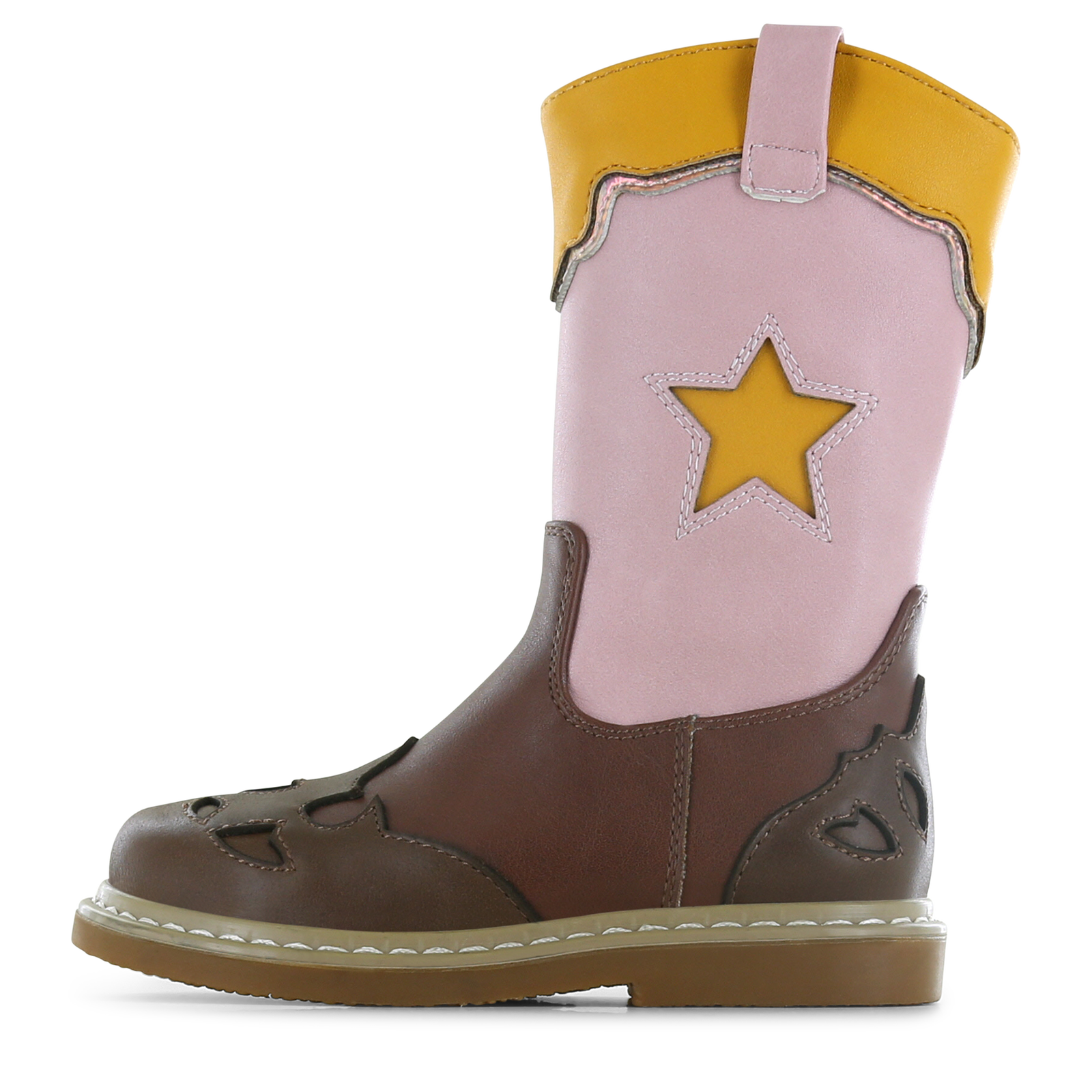 Shoesme slim-fit Stiefel dunkelbraun mit Stern
