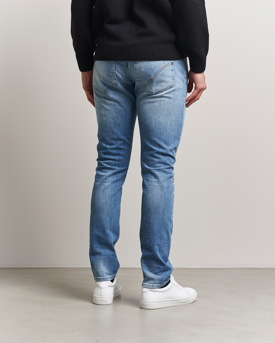 Dondup George Distressed Jeans Light Blue