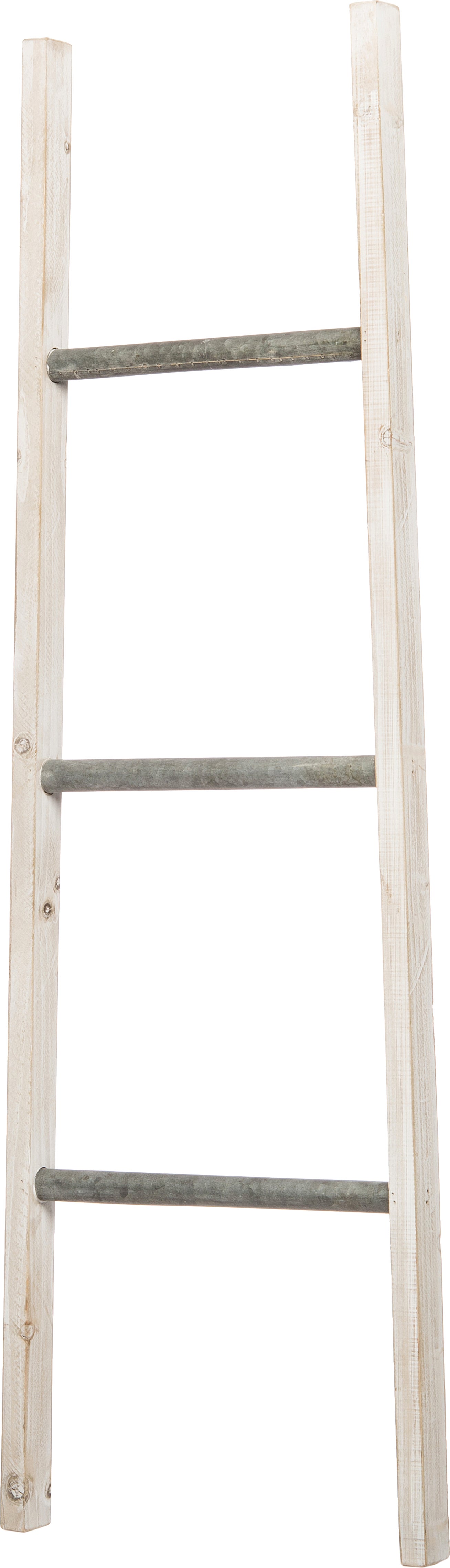 Intratuin decoratie ladder wit 36 x 4 x 120 cm