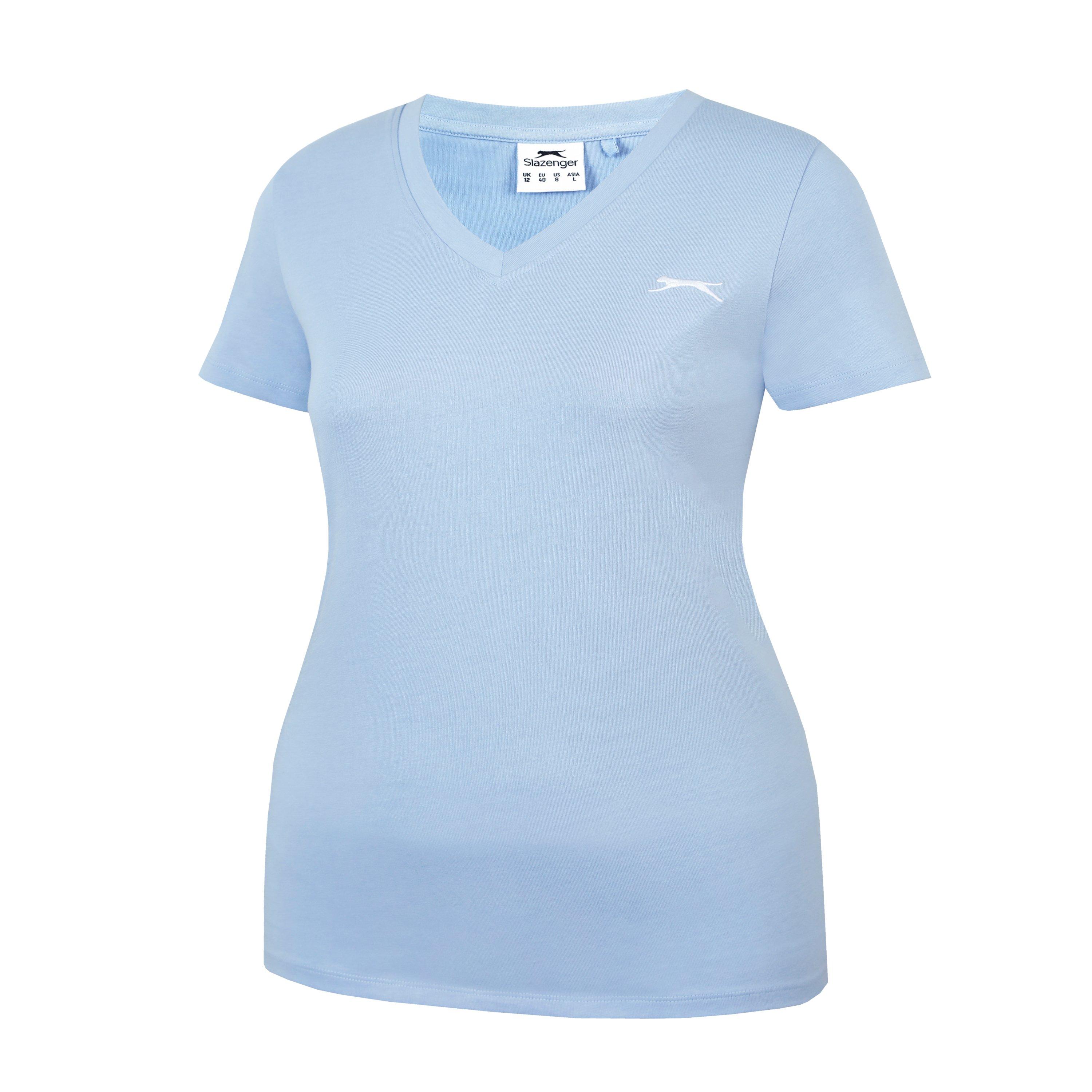 Slazenger Ladies V Neck Tee Shirt