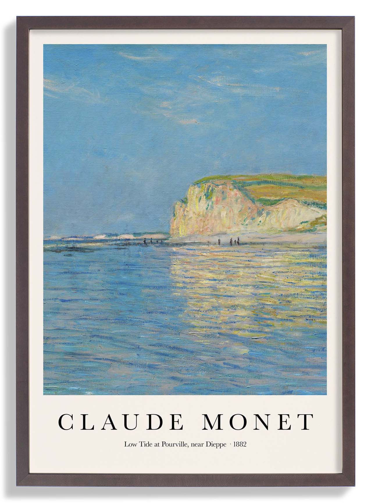 Ebbe bei Pourville von Claude Monet
