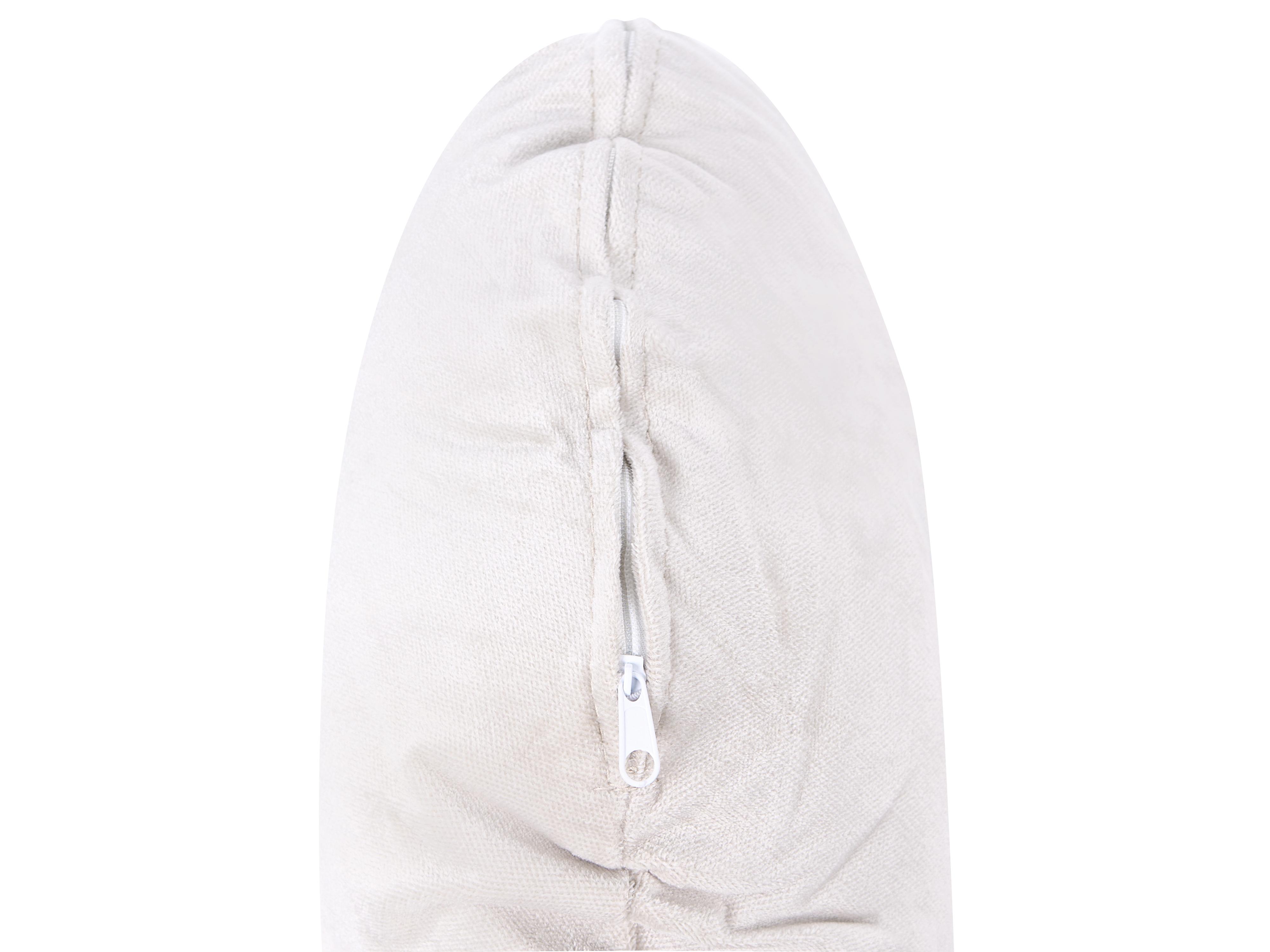 Bank 2-zits SKIEN Fluweel Lichtbeige