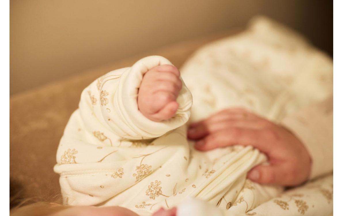 Baby-Ganzjahresschlafsack Leafy Dreams 70 cmGefütterter Schlafsack mit abnehmbaren Ärmeln