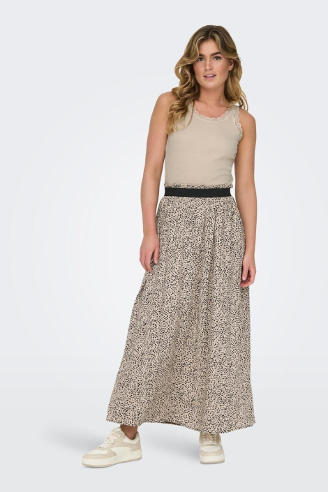 Only beige dames rok