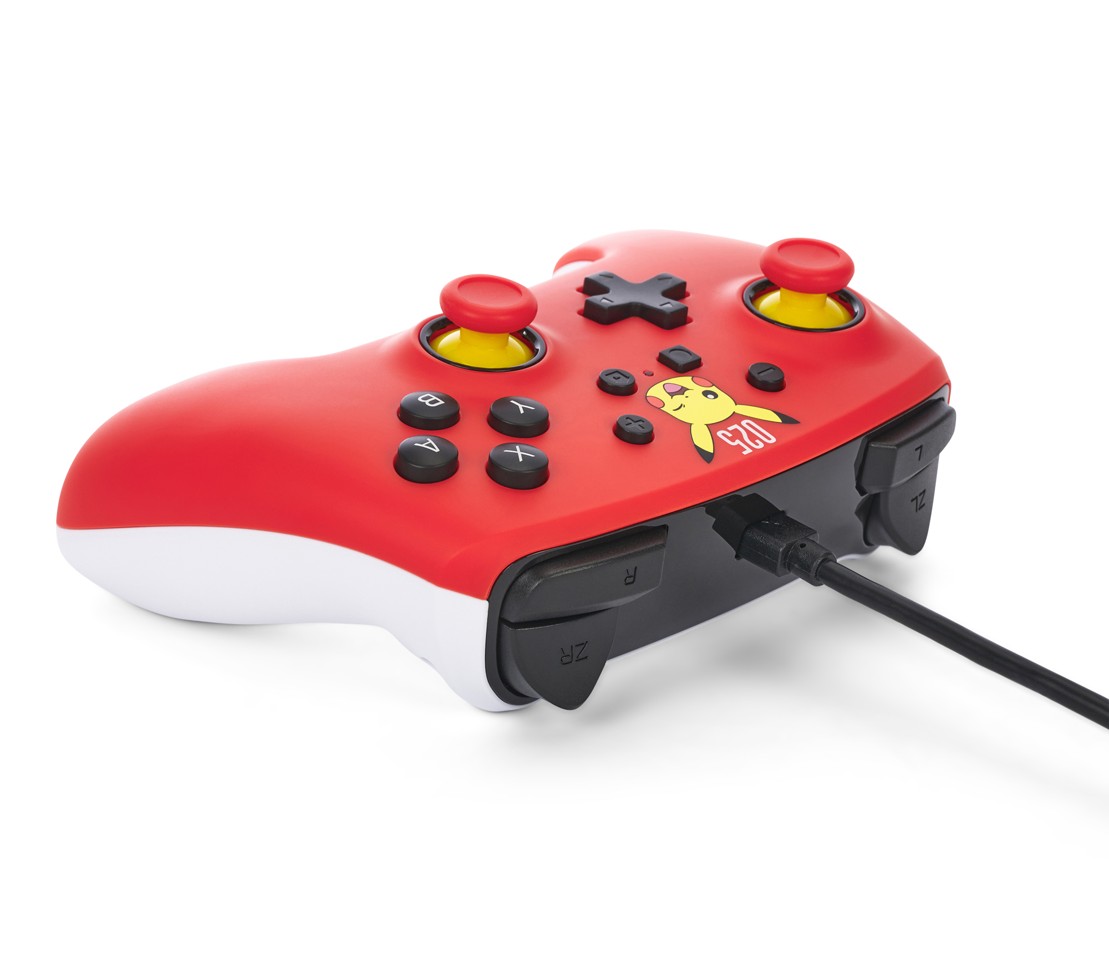 PowerA Wired Controller - Laughing Pikachu /Nintendo Switch