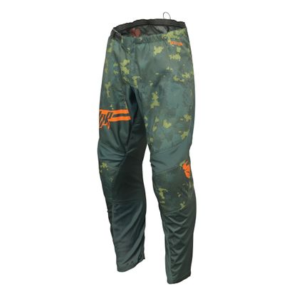 Pantalon cross Thor SECTOR DIGI 2024 - Vert / Blanc