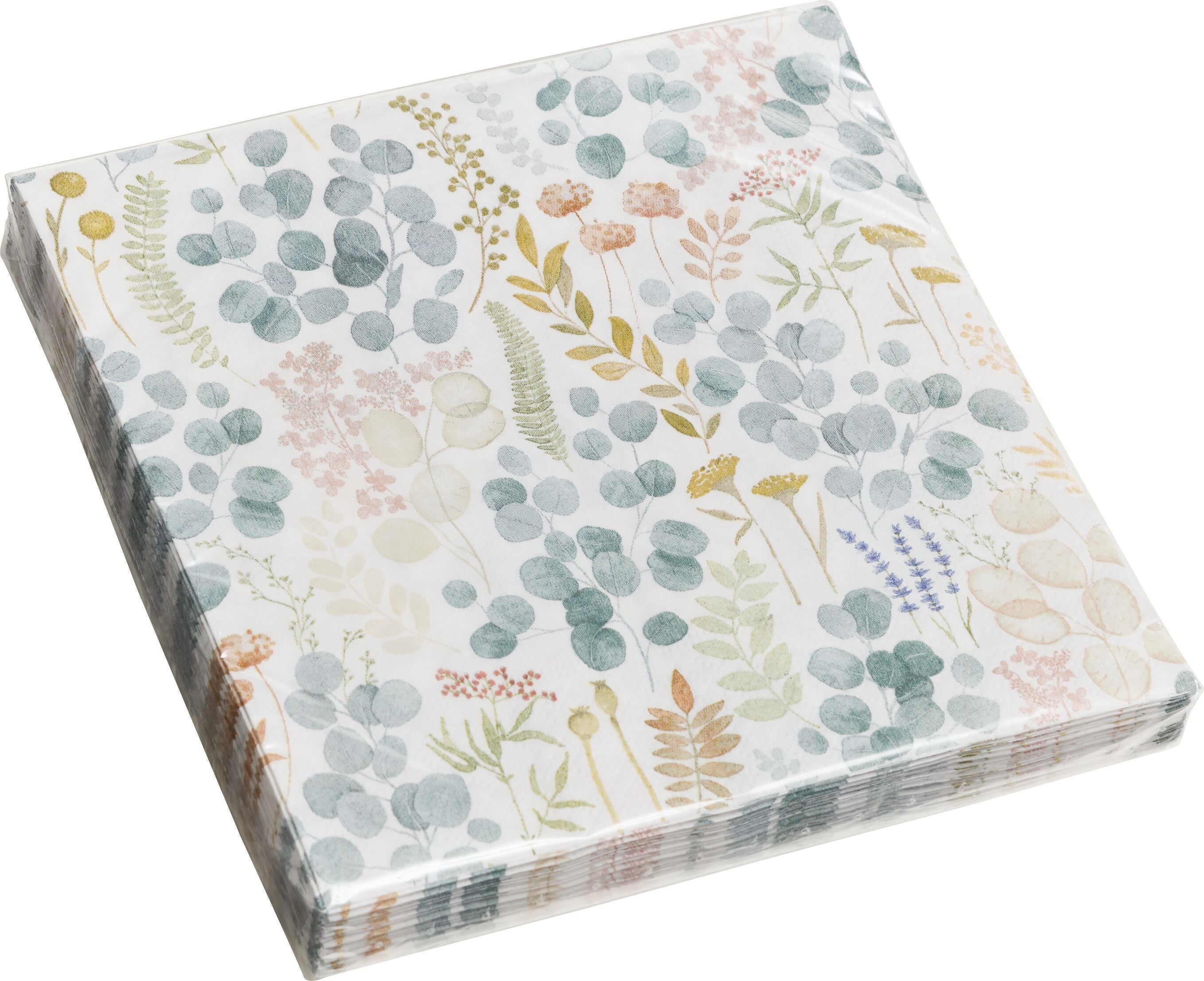 ALYSSA Papierservietten - Multicolor / B: 33.0 cm x T: 33.0 cm x H: 0.1 cm