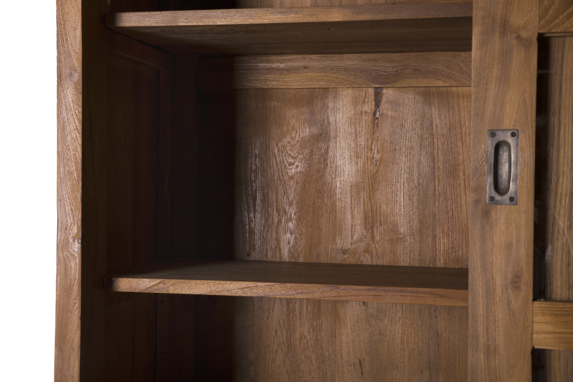 Schrank, Teakholz, B 120 cm, H 220 cm, L 50 cm von fischer's lagerhaus