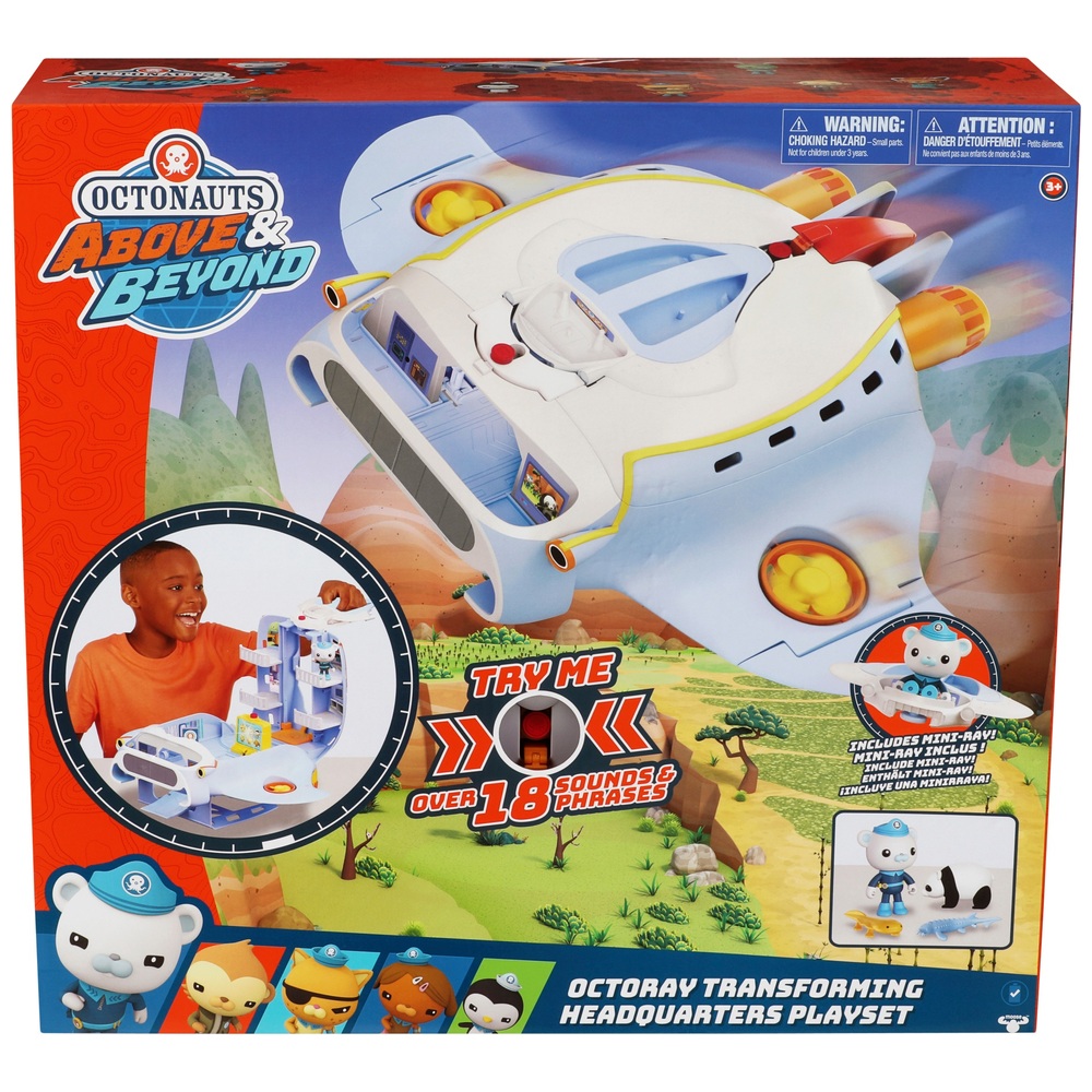 Octonauts Above & Beyond Octoray Verwandlungsspielset mit Licht und Sound