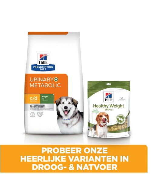 Hill's Prescription Diet C\/D Multicare + Metabolic - Urinary + Weight Care - Hondenvoer - 1.5 kg
