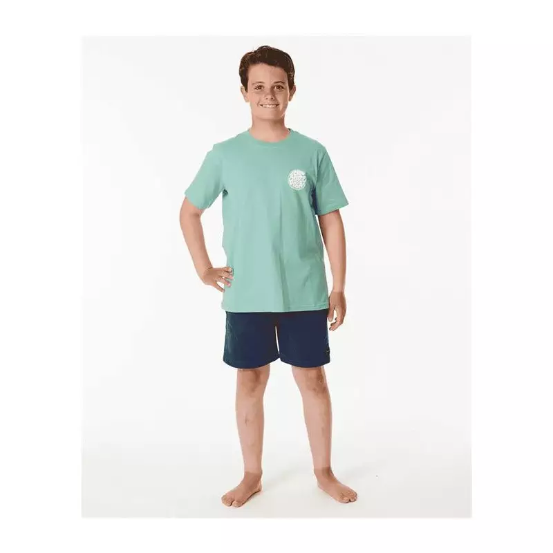 Teeshirt junior RIPCURL Wetsuit Icon Tee -Kids Dusty Green