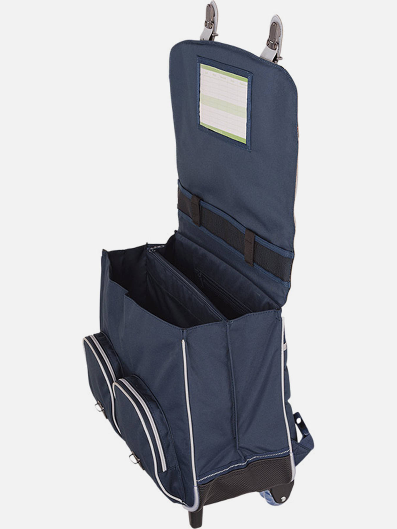 Cartable  roulettes 2 compartiments TANN'S