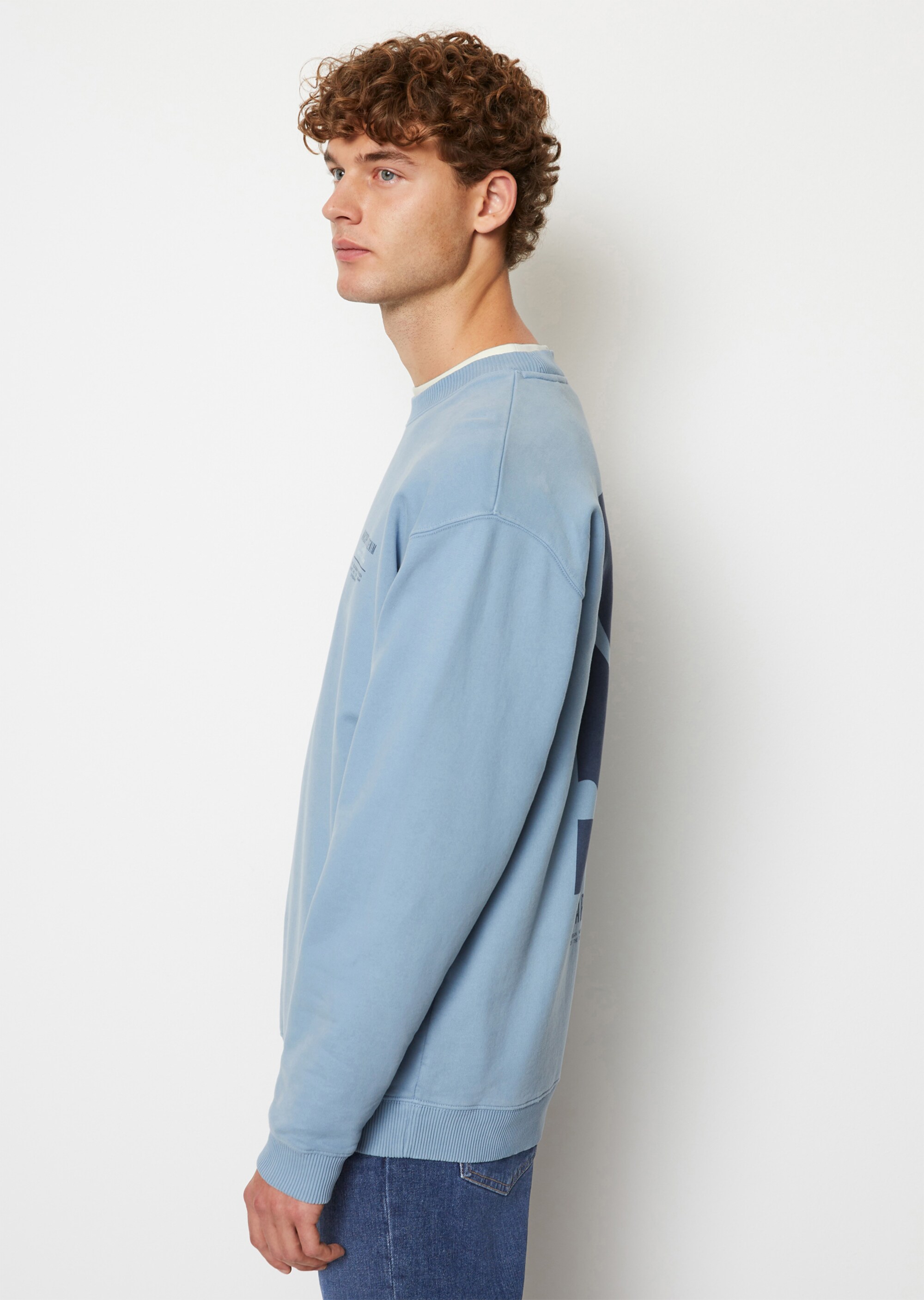 Sweatshirt relaxed mit Front- und Back-Print