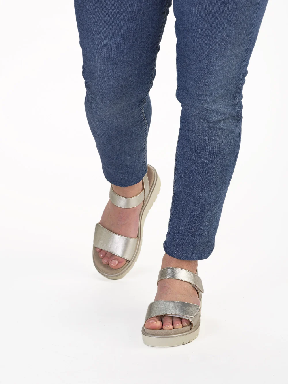Sandale Bilbao platin