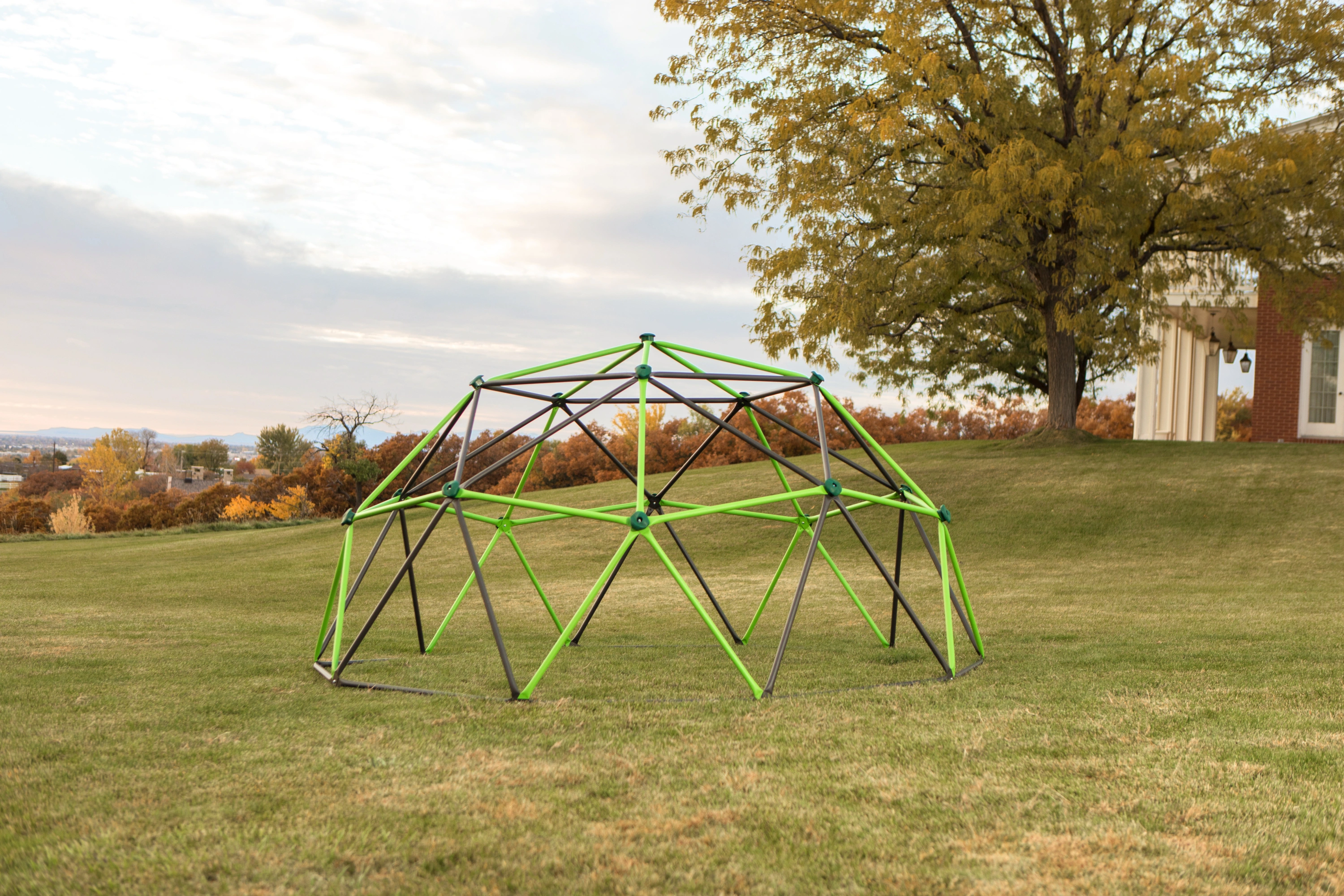 Klettergerüst GEODOME Metall (Größe: 335x168cm)