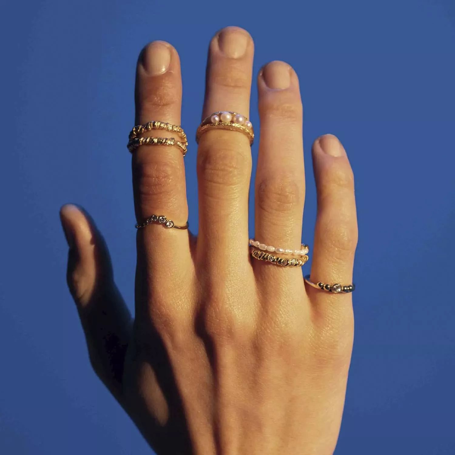 Hultquist Copenhagen Xander Ring 18 kt. Forgyldt Sølv S08175 G-W