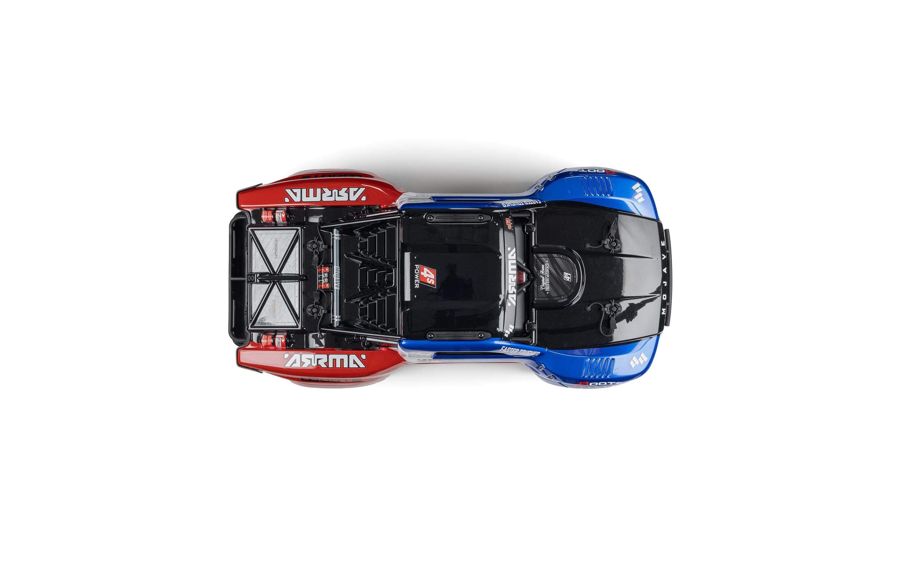 Short Course Truck Mojave 4x4 4S BLX Blau, ARTR, 1:8<br>4WD Desert Truck mit starkem 4S Brushless Antrieb