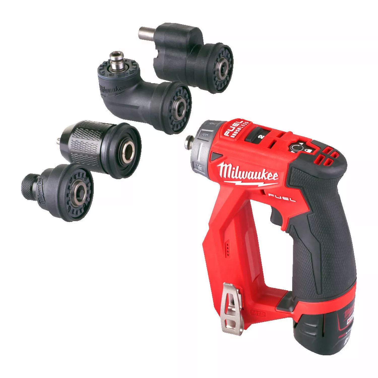 Milwaukee M12 FDDXKIT-202X 12V Li-Ion accu boor-/schroefmachine set (2x 2.0Ah accu) in HD-Box - 34Nm