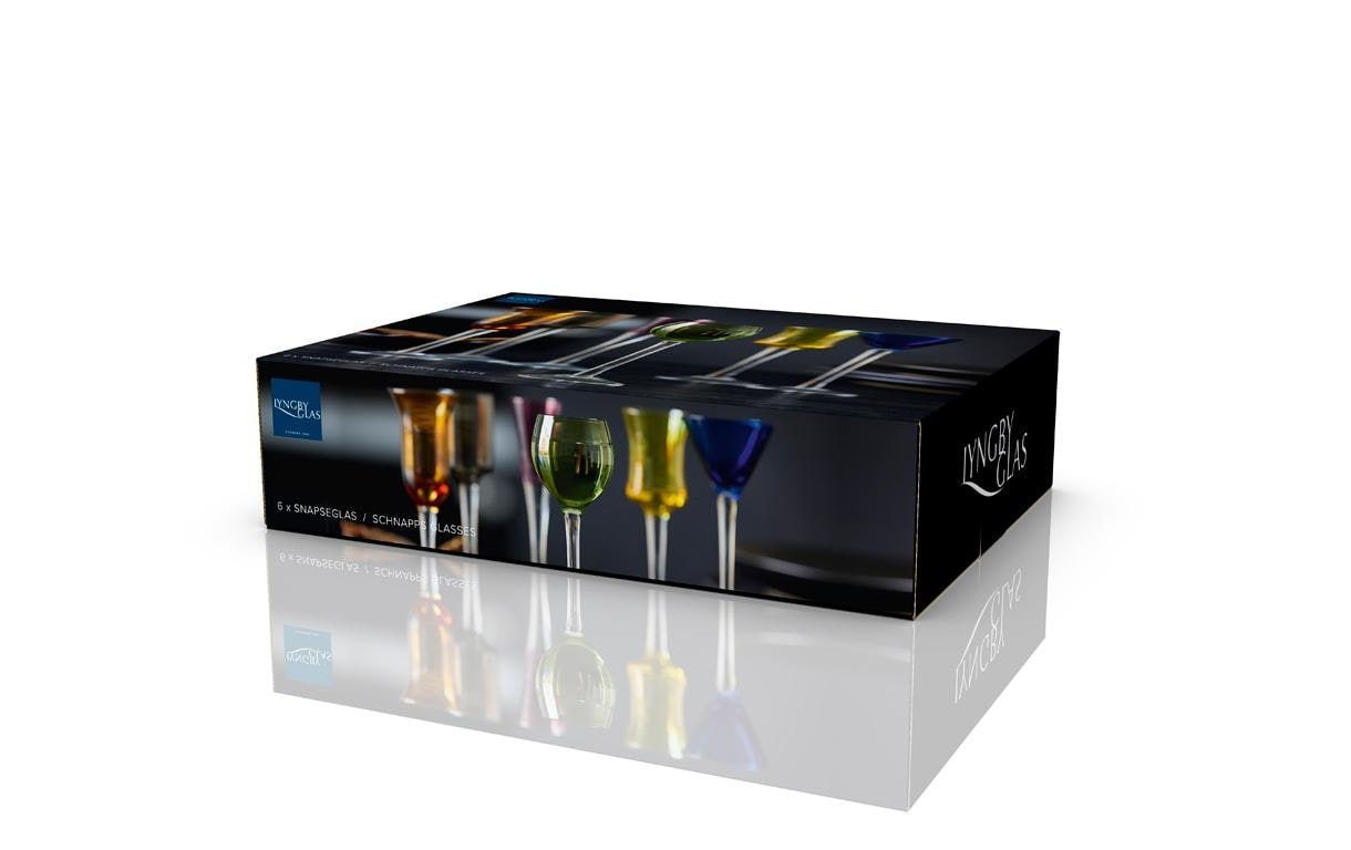 Schnapsglas »Lyngby Coloured Glas 6 Stück, assortiert«