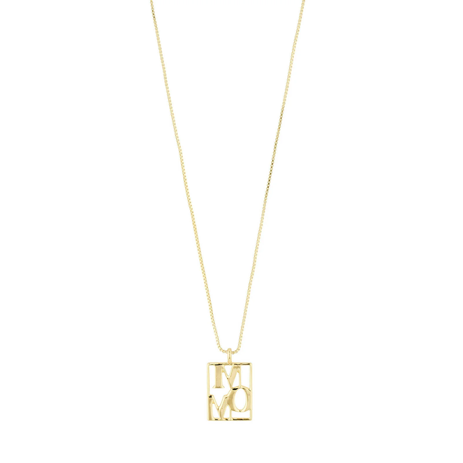 PILGRIM gold plated ketting Love Tag Mom