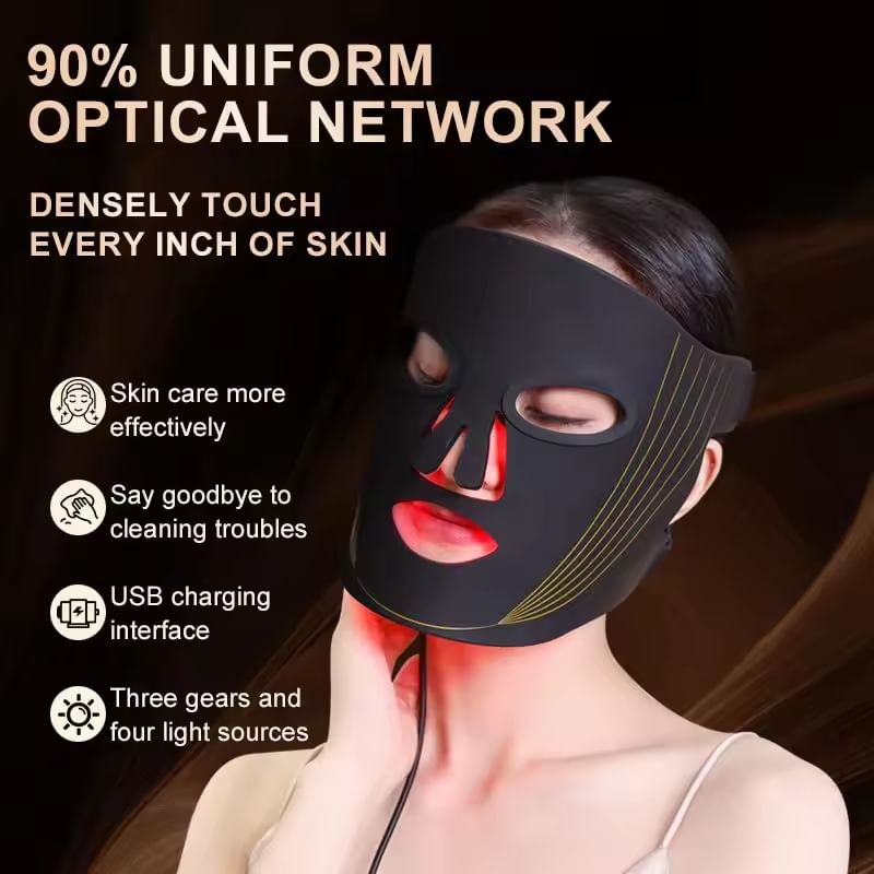Beautyronics - USB-oplaadbaar lichttherapie-gezichtsmasker