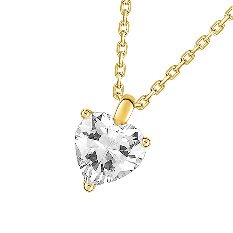 Collier Femme - Oxyde de zirconium - Or 18 Carats - Longueur : 42 cm