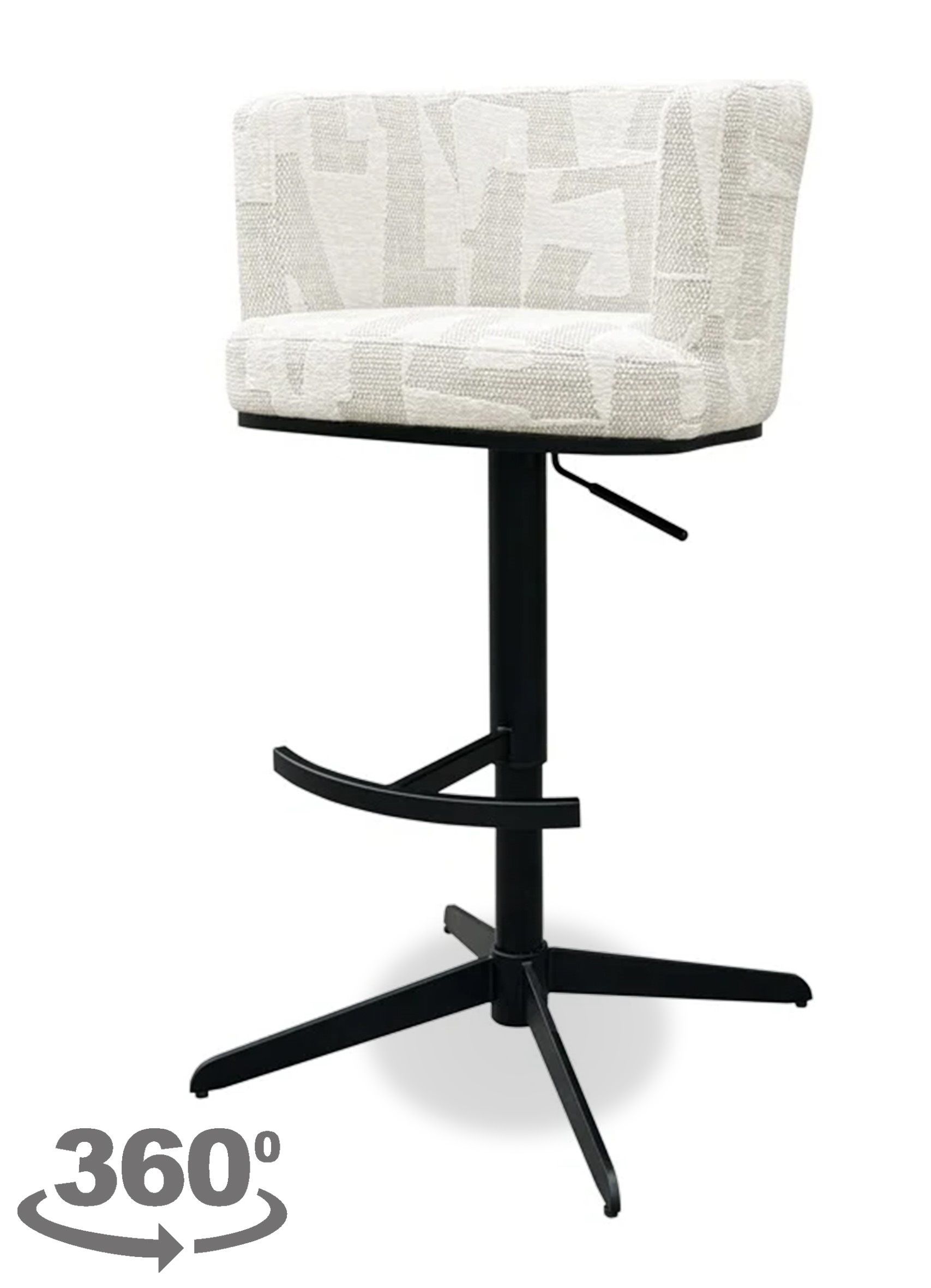 Barstoel S4785 Beige Graffic Cheyenne B55 x D52 x H77 cm