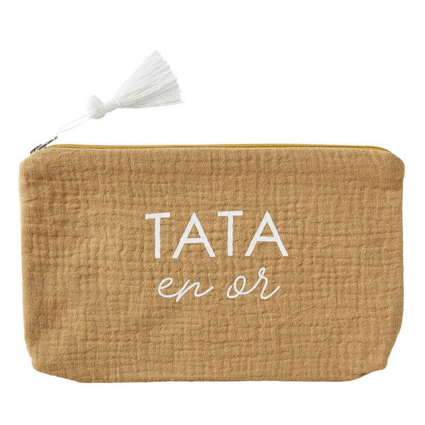 Trousse cadeau Tata en or - Noisette - BB&CO
