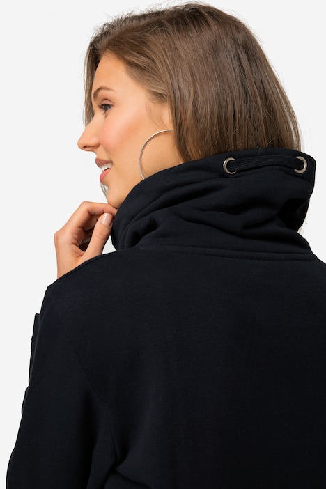 Sweatshirt, Stehkragen, Wal, Langarm, OEKO-TEX