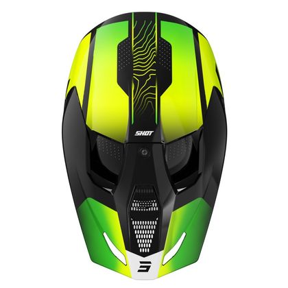 Casque cross Shot FURIOUS - APEX 2025 - Jaune