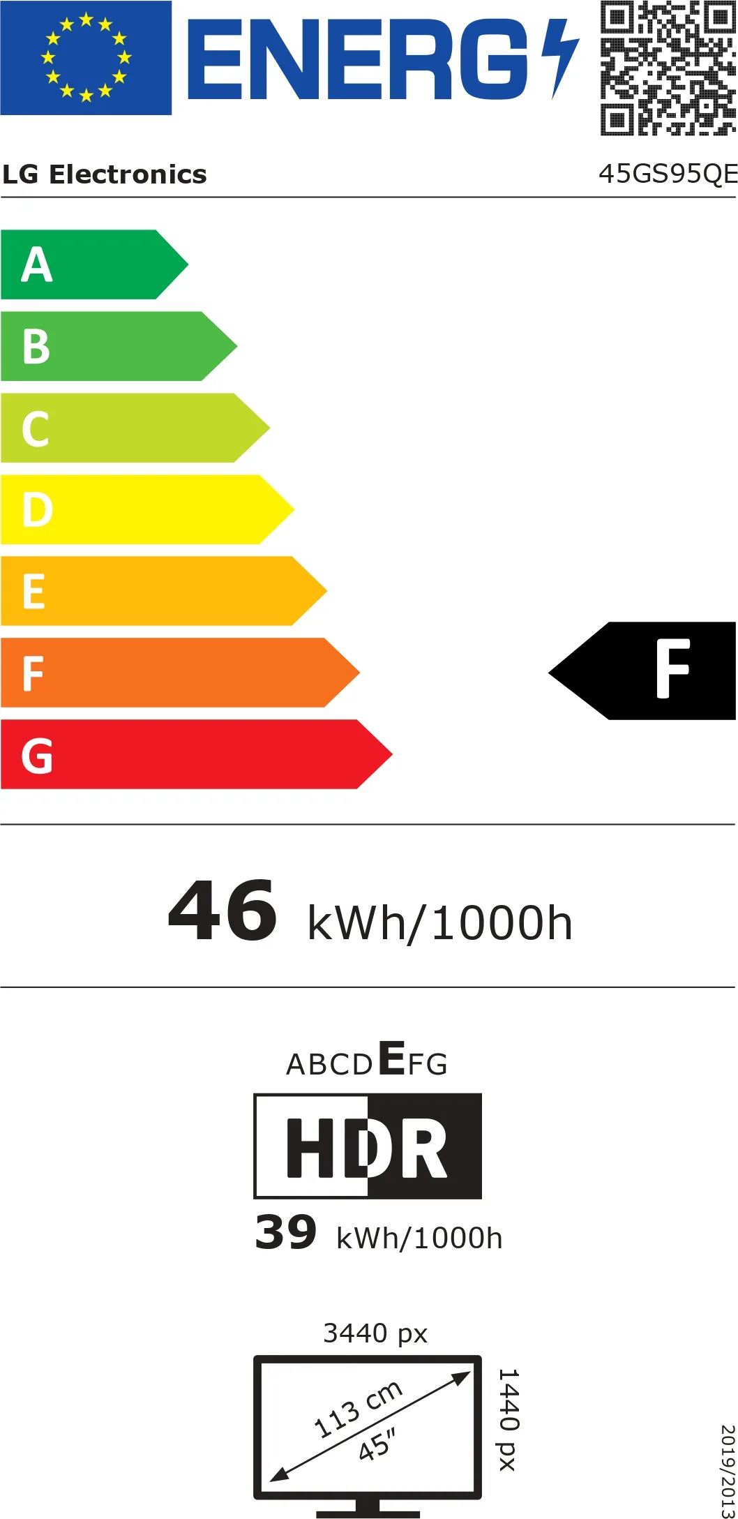 LG UltraGear OLED 45GS95QE-B Écrans gaming