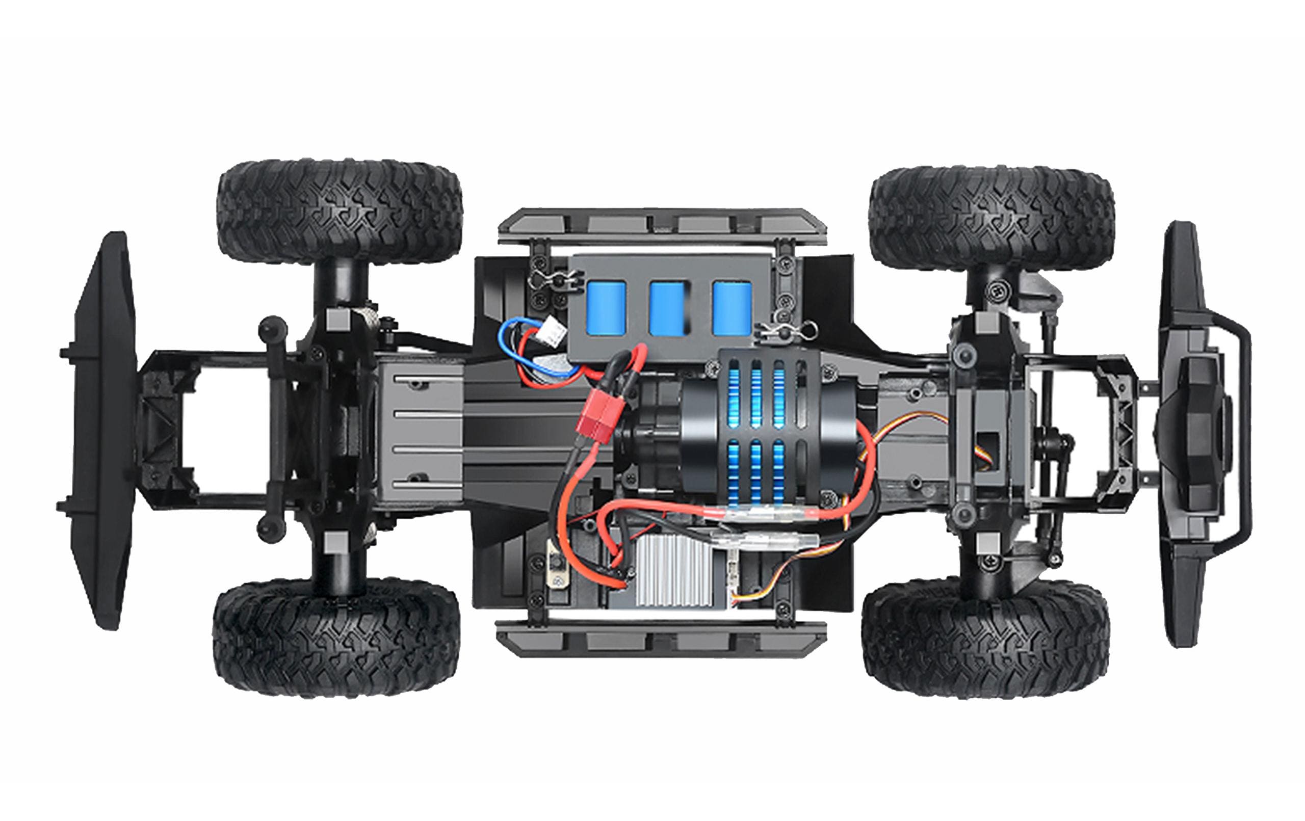 Scale Crawler Dirt Climbing PickUp 4WD, Schwarz 1:10, RTR<br>Geländegängiger 4x4 Pickup-Truck für Einsteiger