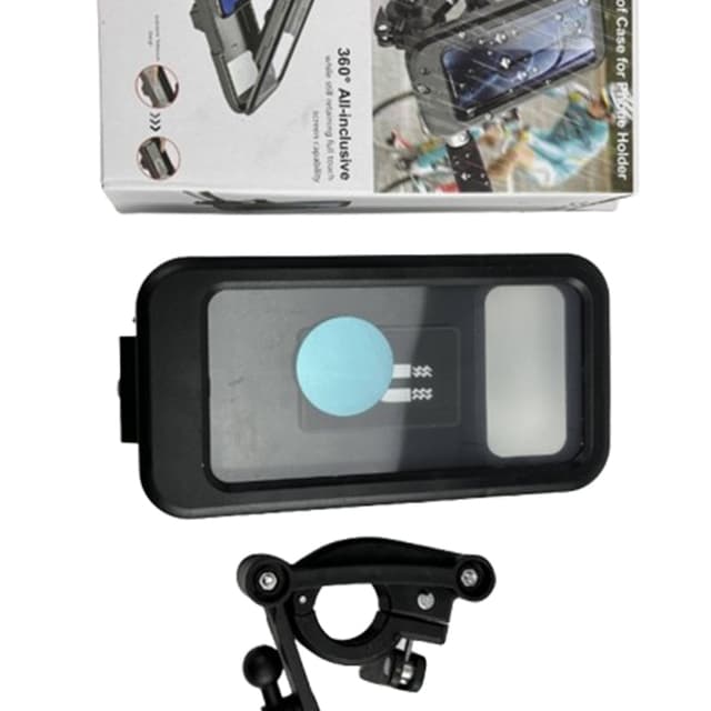 Vandtæt mobilholder til cykel / motorcykel / scooter drejelig